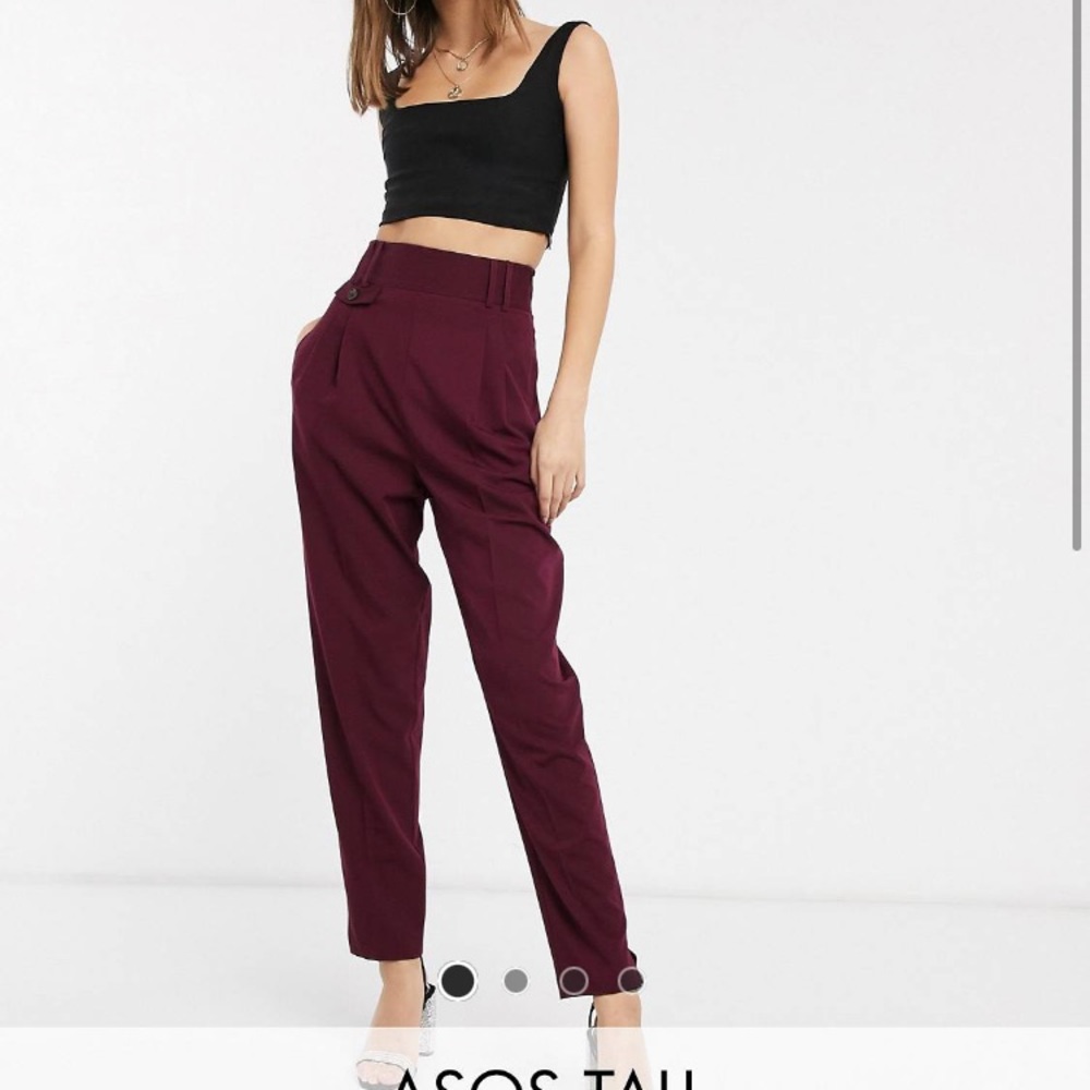 ASOS DESIGN Tall tailored high waist balloon pants